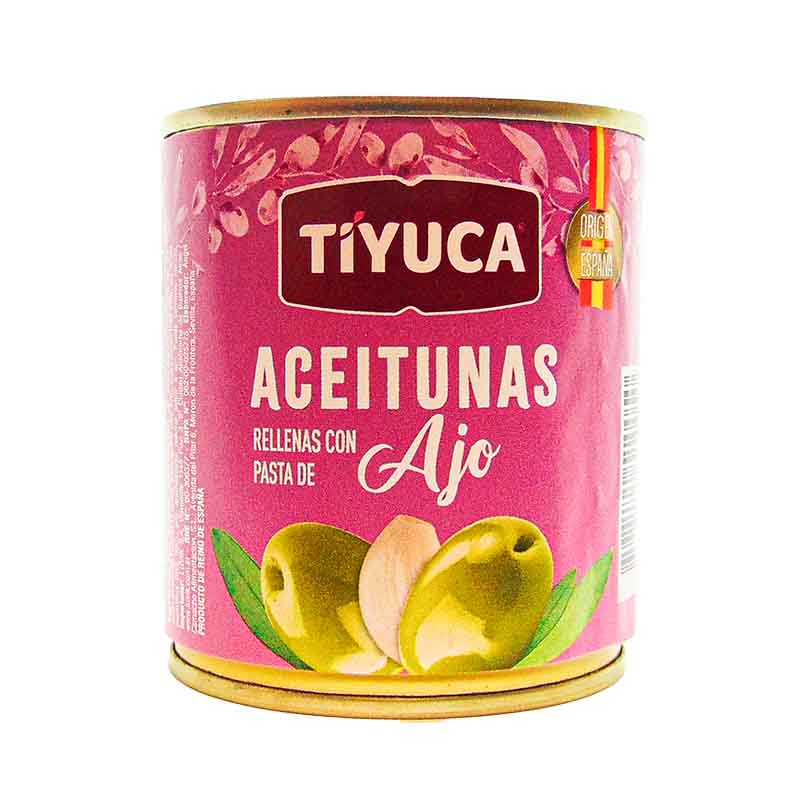ACEITUNA TIYUCA RELLENA AJO 200 Grs