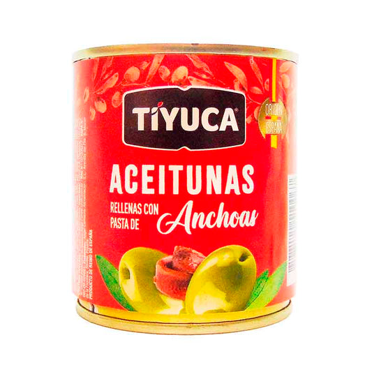 ACEITUNA TIYUCA RELLENA ANCHOAS 200 Grs