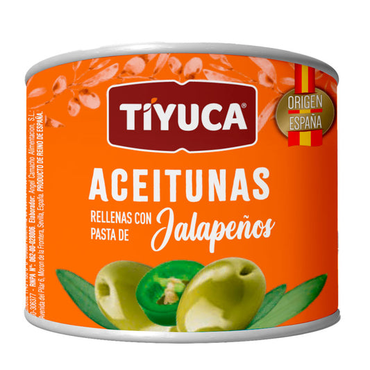 ACEITUNA TIYUCA RELLENA JALAPE�O 200 Grs