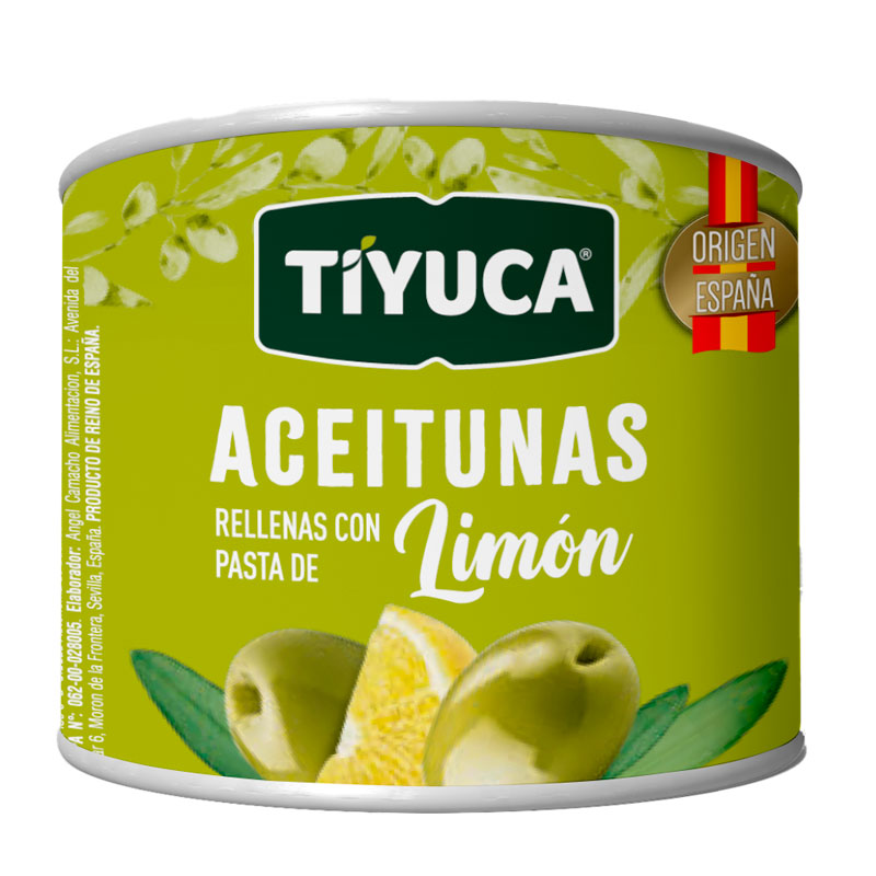 ACEITUNA TIYUCA RELLENA LIMON 200 Grs