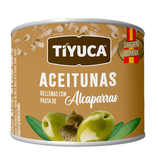 ACEITUNA TIYUCA RELLENA ALCAPARRAS 200 Grs