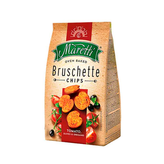 CHIPS MARETTI TOM/OLIV/OREGANO 70 Grs