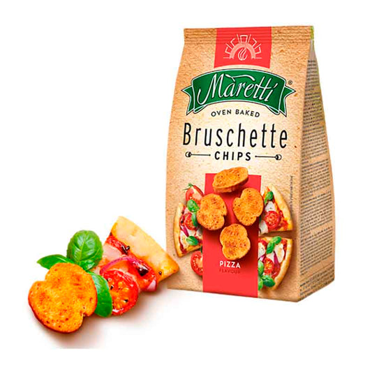 CHIPS MARETTI PIZZA 140 Grs