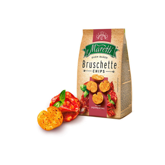 CHIPS MARETTI SALAMI/PEPPERONI 70 Grs