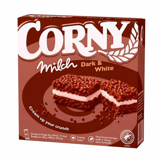 BARRA CEREAL CORNY MILK D&W 4x30 Grs