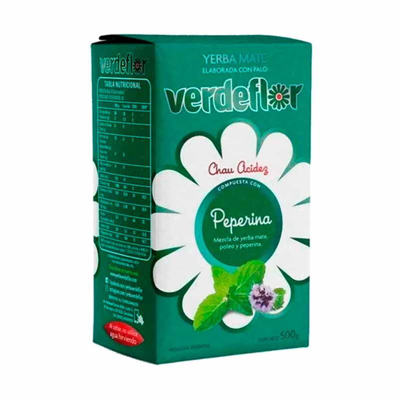 YERBA VERDEFLOR PEPERINA 500 Grs