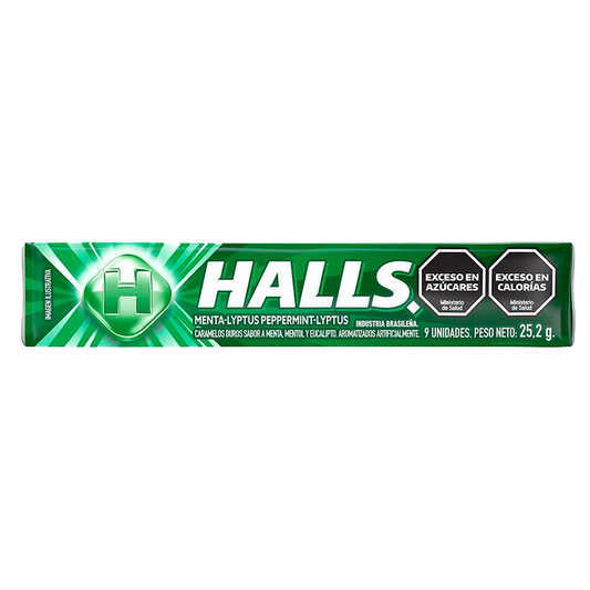 CARAMELO HALLS MENTHO LYPTUS 25.2 Grs