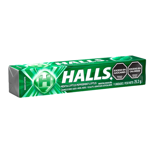 CARAMELO HALLS MENTA LYPTUS 25.2 Grs