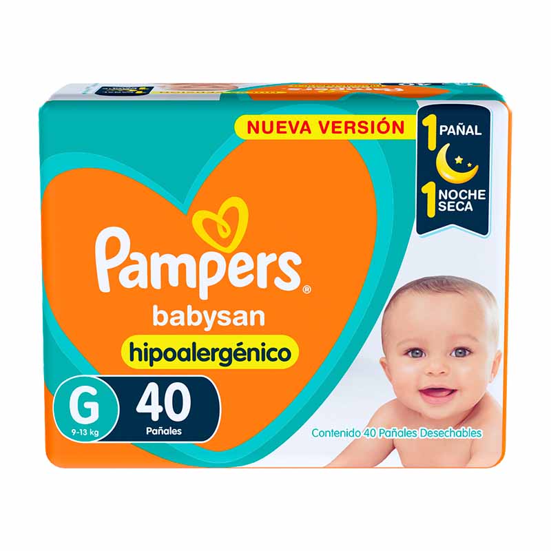 PA�AL PAMPERS GDE 40 Un.