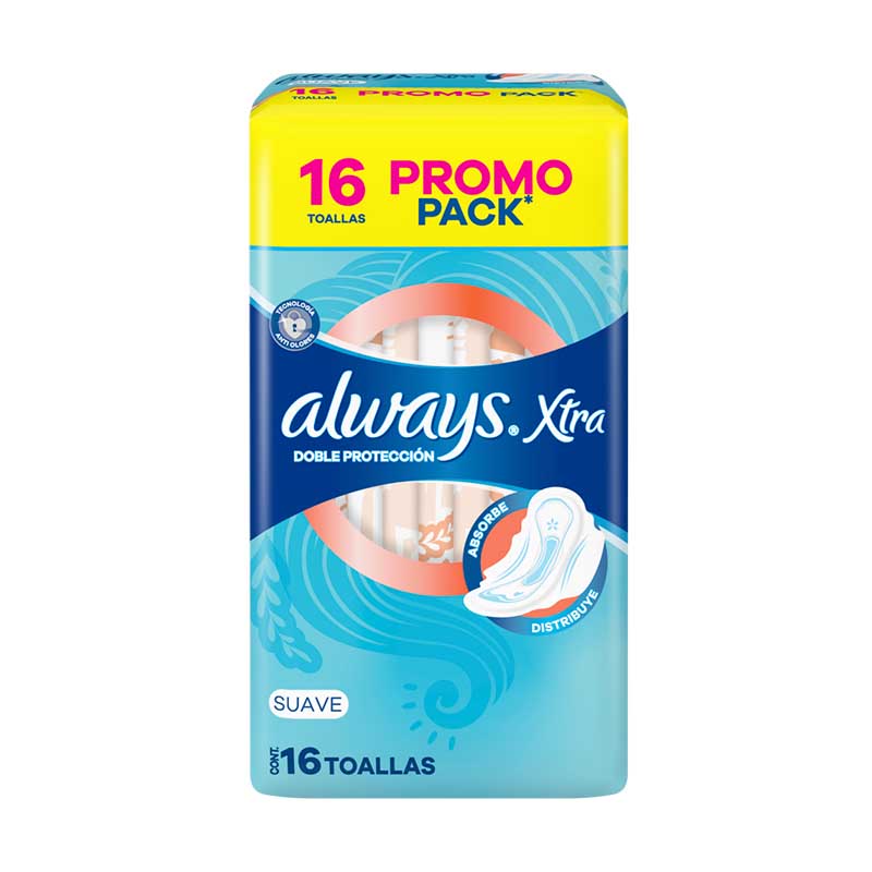 T.FEMENINA ALWAYS DOB/PROT 16 Un.