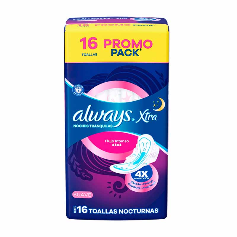 T.FEMENINA ALWAYS PROT/NOCHE 16 Un.