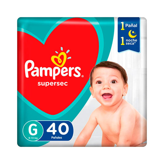 PA�AL PAMPERS SUPERSEC XG HIP 32 Un.