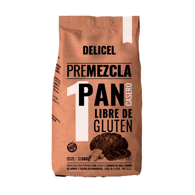 PREMEZCLA DELICEL PAN CASERO 500 Grs