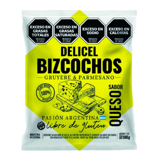 BIZCOCHOS DELICEL QUESO 180 Grs