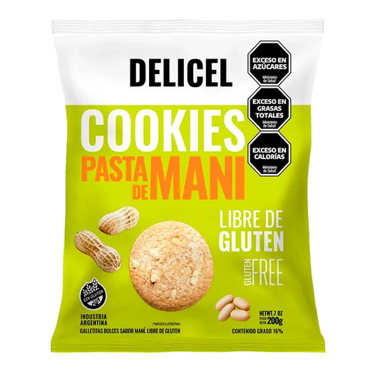 GALLETITA DELICEL PASTA DE MANI 200 Grs