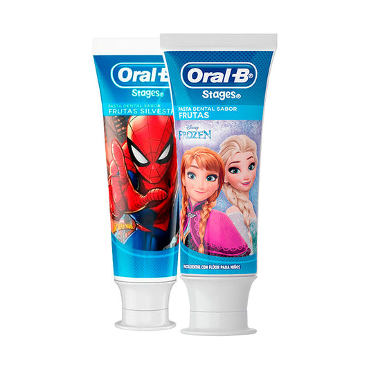 PASTA DENTAL ORAL B KIDS FROZ-SPIDER 75 ml.