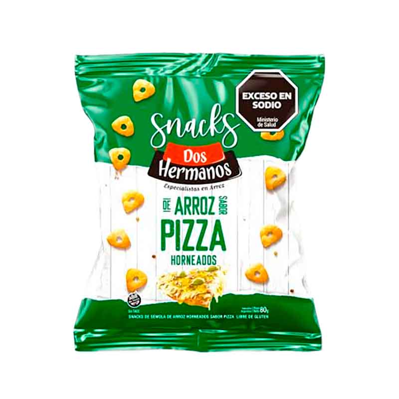 SNACK ARROZ DOS HERMANOS Pizza 80 Grs