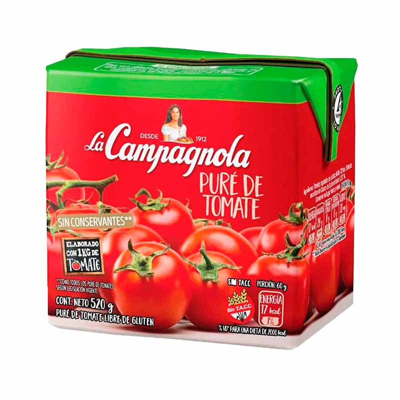 PURE TOMATE CAMPAGNOLA 520 Grs