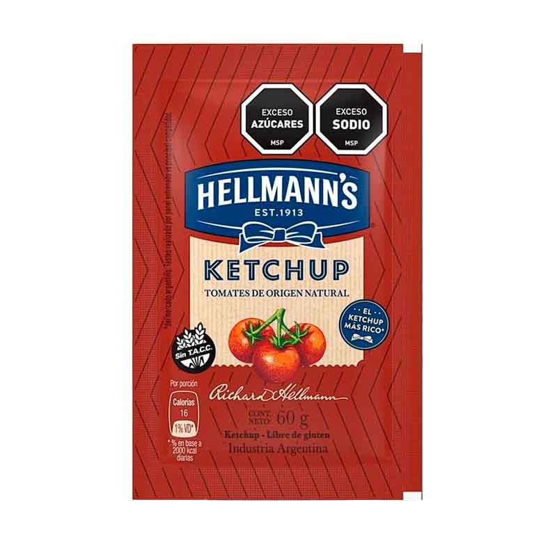 KETCHUP HELLMANS SACHET 60 Grs