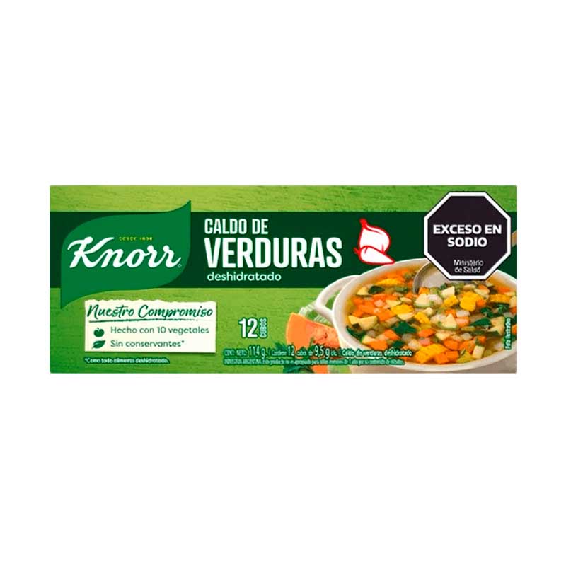 CALDO KNORR VERDURA 12 Un.
