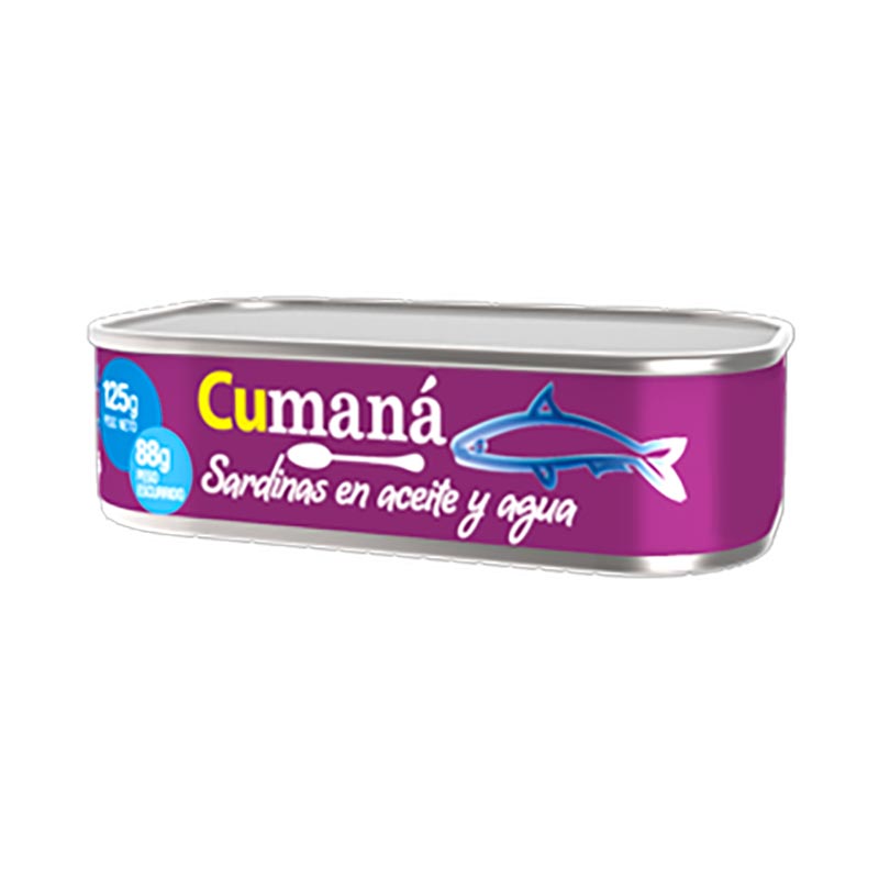 SARDINA CUMANA ACEITE 125 Grs