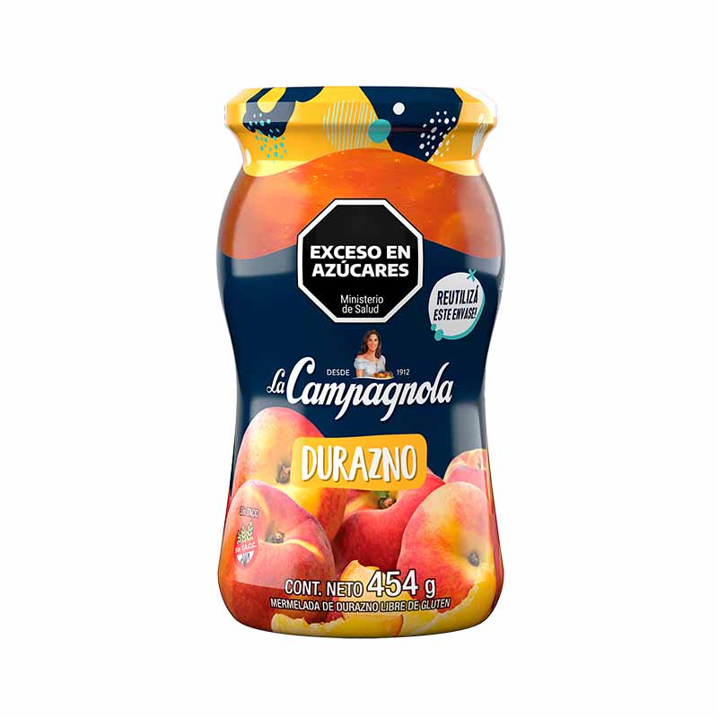 MERM. CAMPAGNOLA DURAZNO 454 Grs