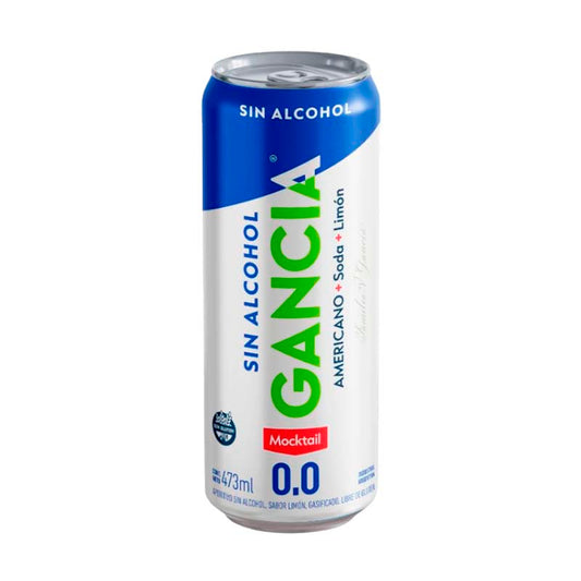 APERITIVO GANCIA 0% ALCOHOL LATA 473 CC.