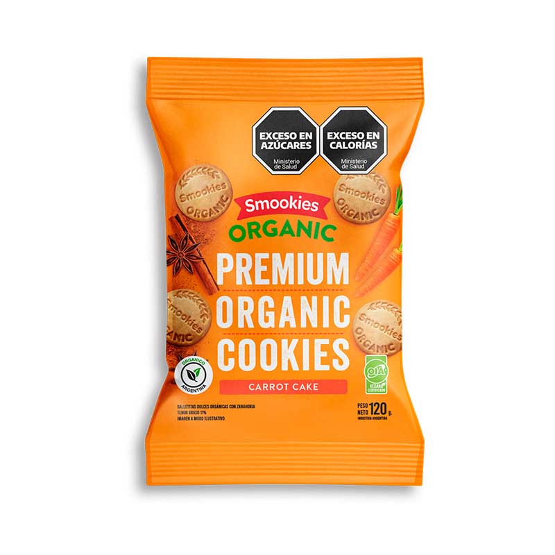 GALLETITA SMOOKIES CARROT CAKE 120 Grs