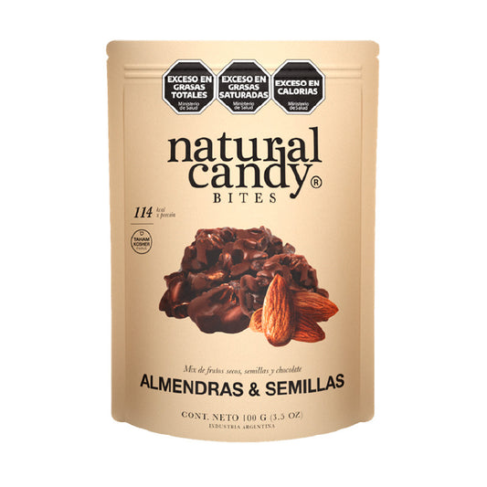 CLUSTERS NATURAL CANDY ALMENDRAS Y SEMILLAS 100 Gr