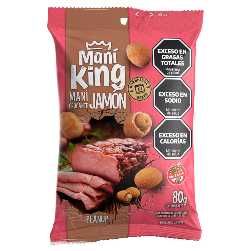 MANI CROCANTE MANIKING JAMON 80 Grs