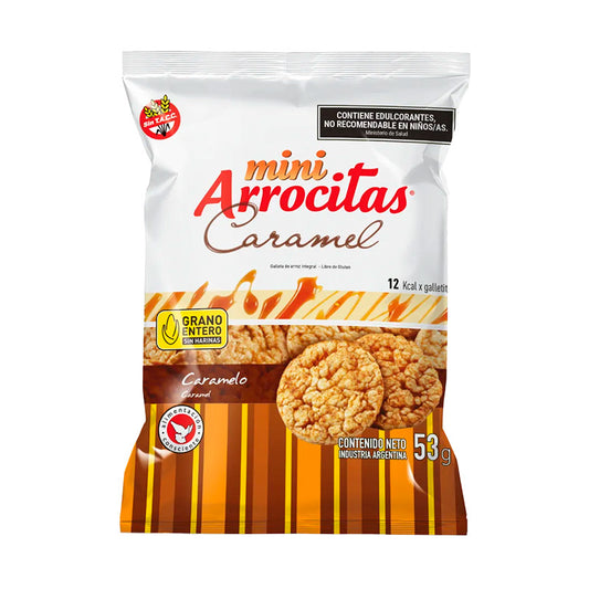 GALLETA MINI ARROCITAS CARAMEL 53 Grs