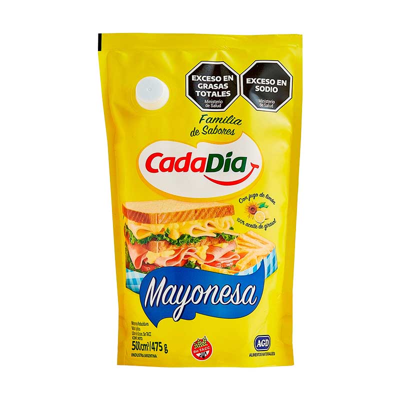 MAYONESA CADA DIA D/P 500 Grs
