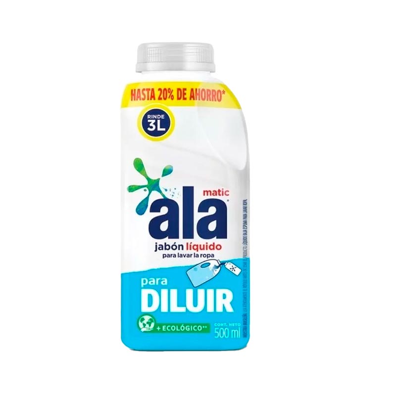 JABON LIQ. ALA P/DILUIR 500 ml.