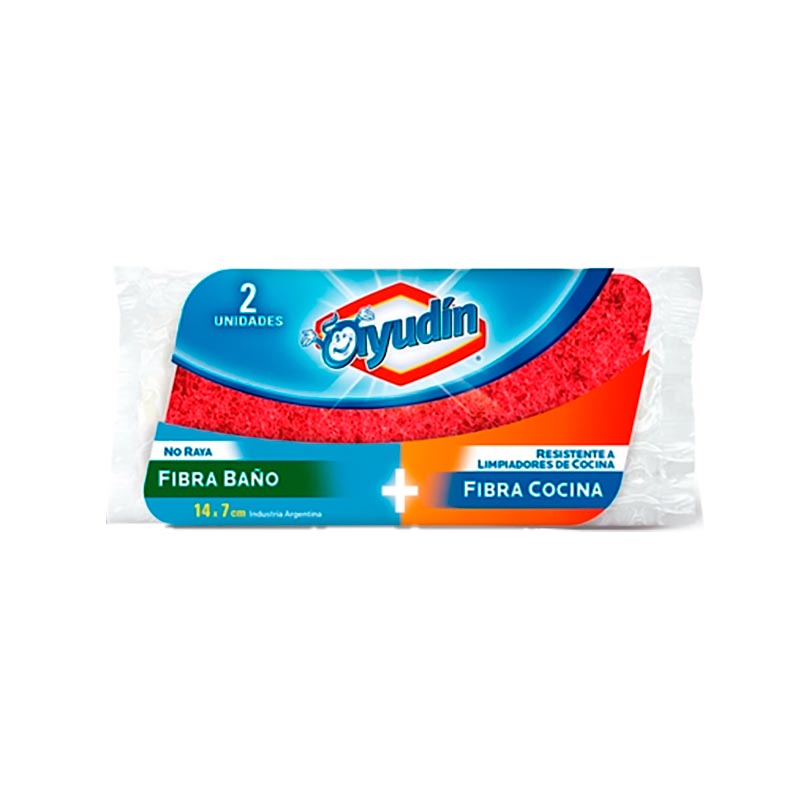 ESPONJA AYUDIN FIBRA BA�O COCINA 1 Un.