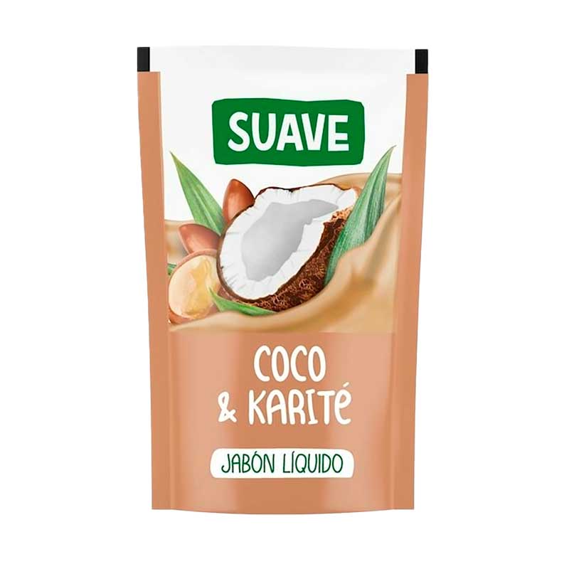 JABON LIQ. SUAVE COCO Y KARITE 220 ml.