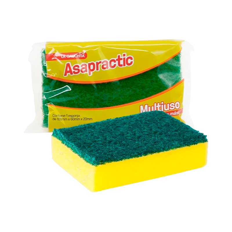 ESPONJA LA GAUCHITA MULTIUSO C/FIBRA Un.