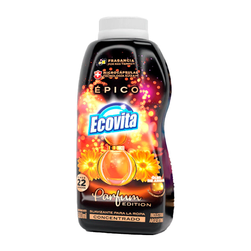 SUAVIZANTE ECOVITA CONC.EPICO 500 ml.