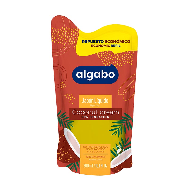 JABON LIQ. ALGABO COCO/VAI D/P 300 ml.