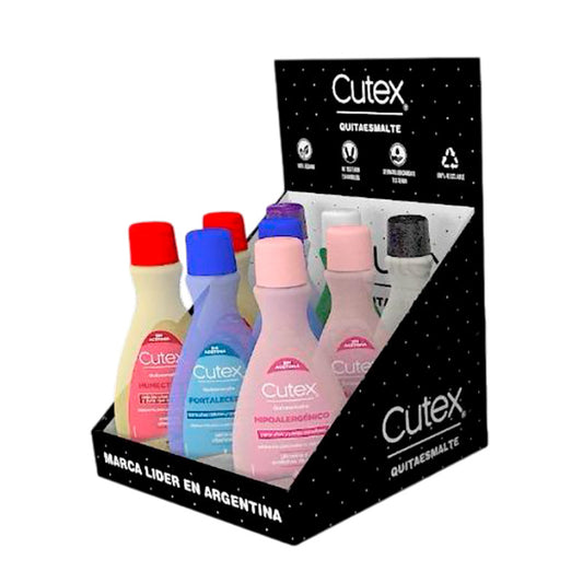 QUITAESMALTE CUTEX PACK 9Ux100ML 1 Un.