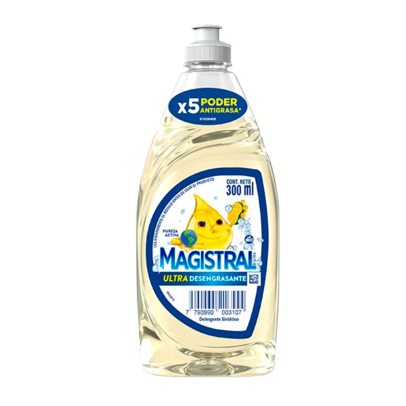 LAVAVAJILLAS MAGISTRAL PUREZA ACT 300 ml.