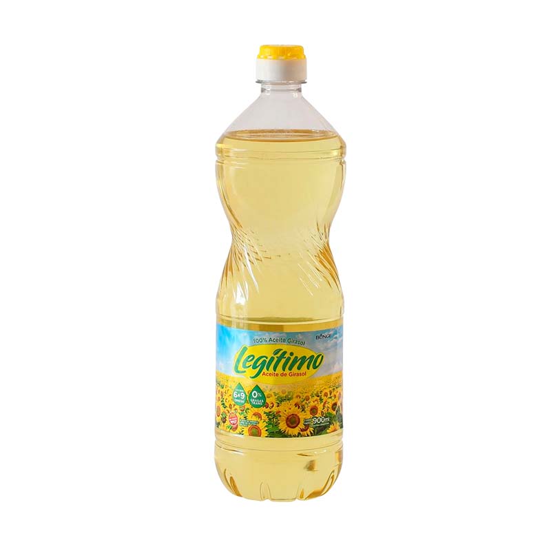 ACEITE LEGITIMO GIRASOL 900 CC.