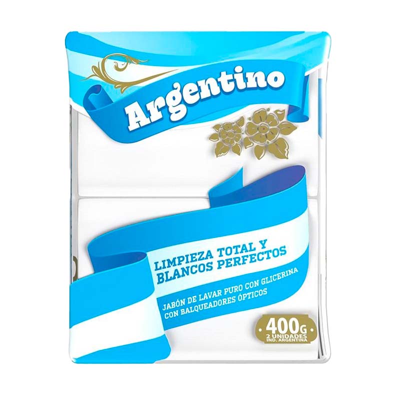 JABON PAN ARGENTINO BLANCO 2x200 Grs