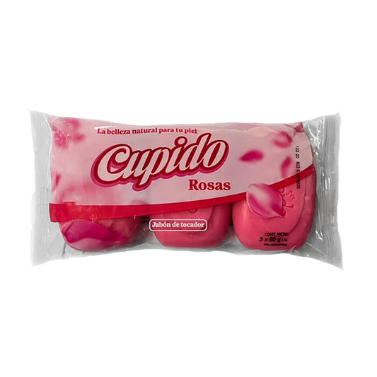 JABON TOC CUPIDO ROSAS 3X 80 Grs
