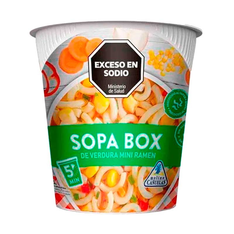 SOPA RAMEN BOX VEGETALES 45 Grs