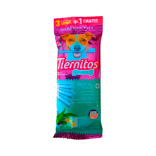 SNACK DENTAL TIERNITOS RAZA PEQ 4 Un.