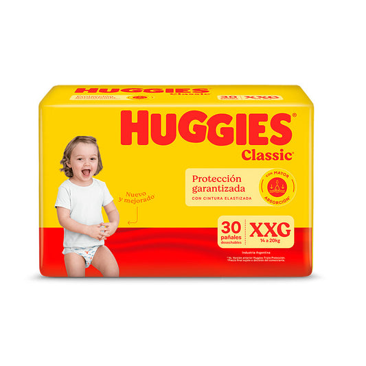 PA�AL HUGGIES CLASSIC XXG 30 Un.