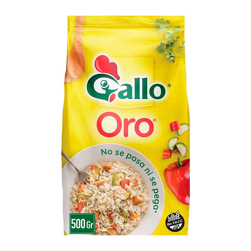 ARROZ GALLO ORO 500 Grs