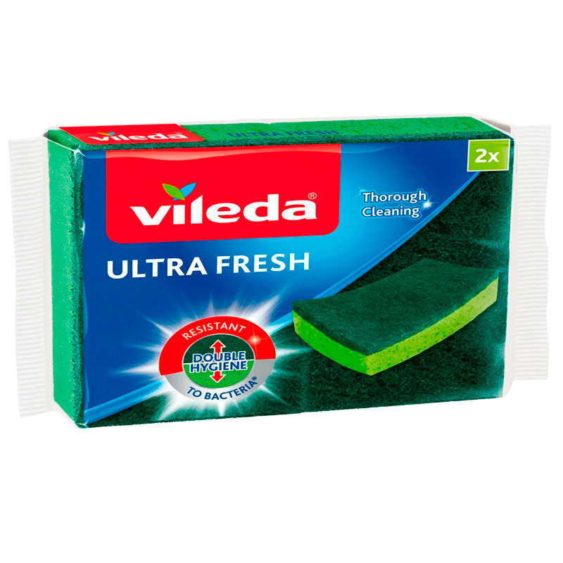 ESPONJA VILEDA ULTRA FRESH 2 Un.