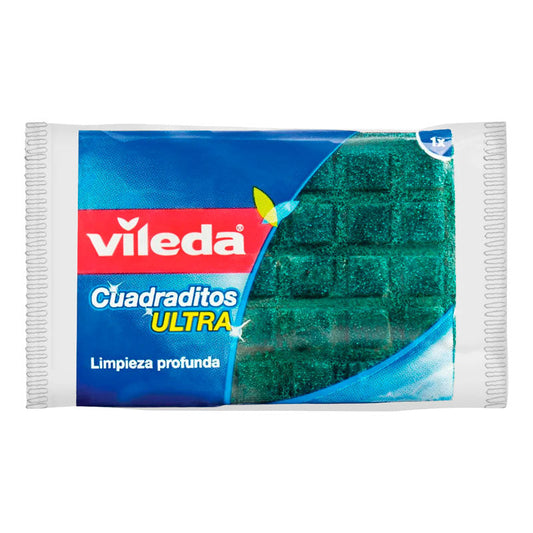 ESPONJA VILEDA CUADRADITOS 1 Un.