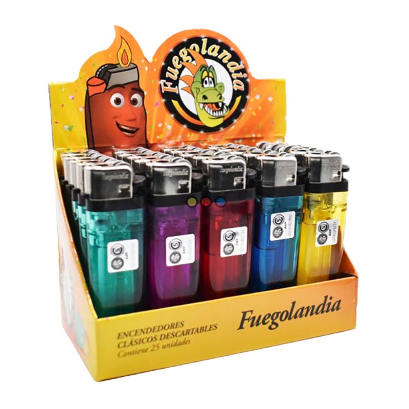 ENCENDEDOR FUEGOLANDIA x 25u